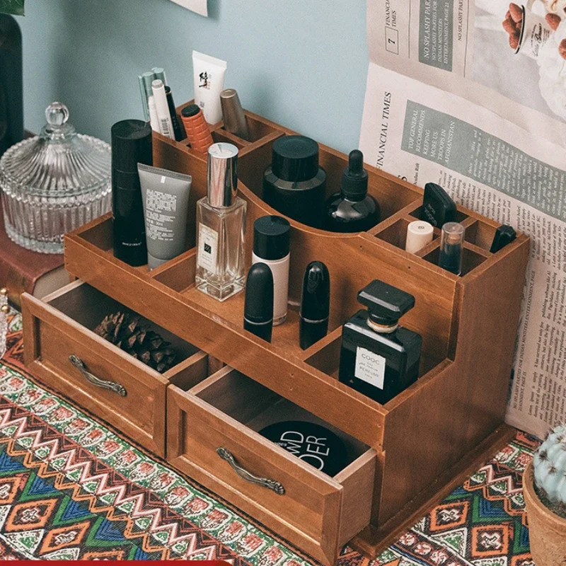 Desk Organizer Stationery Cosmetics Drawer Pen Holder Multi-Functional Storage Box Desk Organizer for Stationery