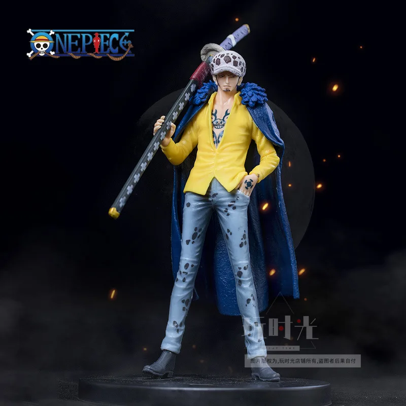 

18cm Anime One Piece Japanese Action Model Figure Cool Figure DXF Wano Country Trafalgar Law Collection Model Dolls Gift Toy