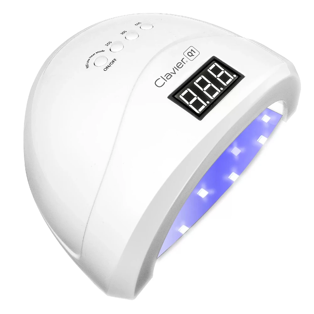 Clavier Q1 네일 드라이어 브랜드, 48W UV / LED 네일 램프, 고출력 48W (30 LED) 매니큐어 건조기 기계, 빠른 젤 라이트 경화