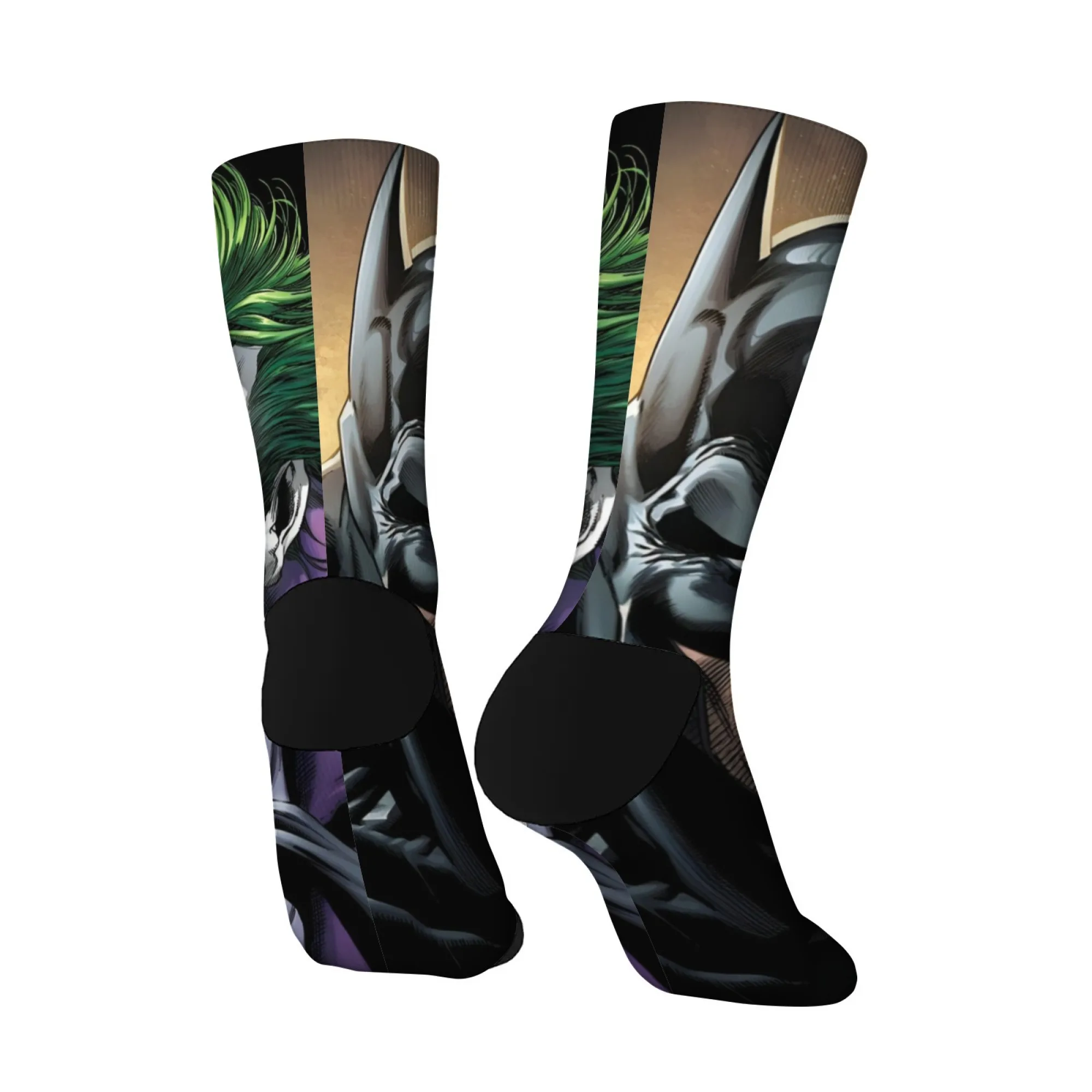 Retro Comic Joker Fun Socks - Novelty Happy Compression Party Wear