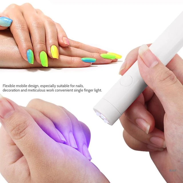 Mini 6W lampada per unghie asciugatrice USB portatile torcia tipo penna LED  macchina per terapia della luce per unghie in Gel sterilizzatore a luce UV  - AliExpress