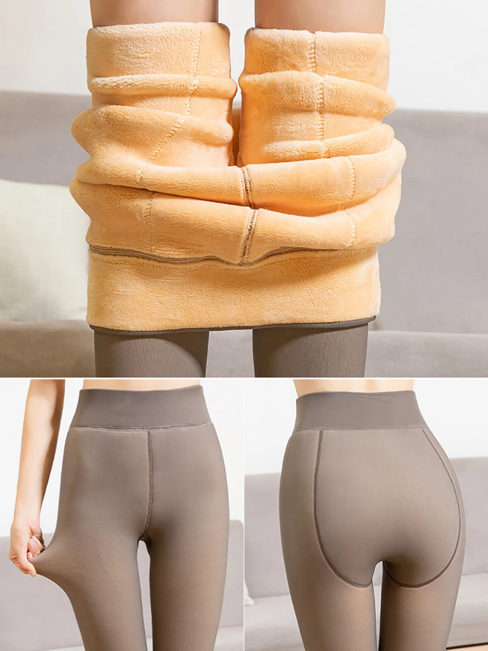 Fleece Tights Winter Tights for Women Underwear Winter Panty