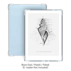 Twosheep Premium Clear Protective E - Book Case - Clear Case (Boox Poke5 Poke6)