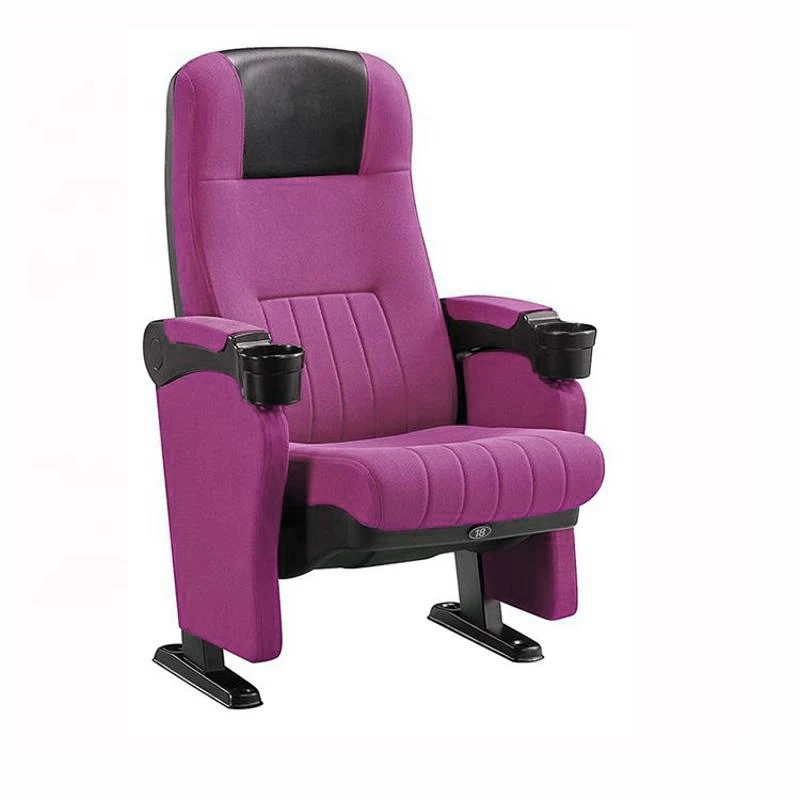 Free Design Theater Furniture Modern Folding VIP Cinema Chairs Theater Seats With Cup Holder