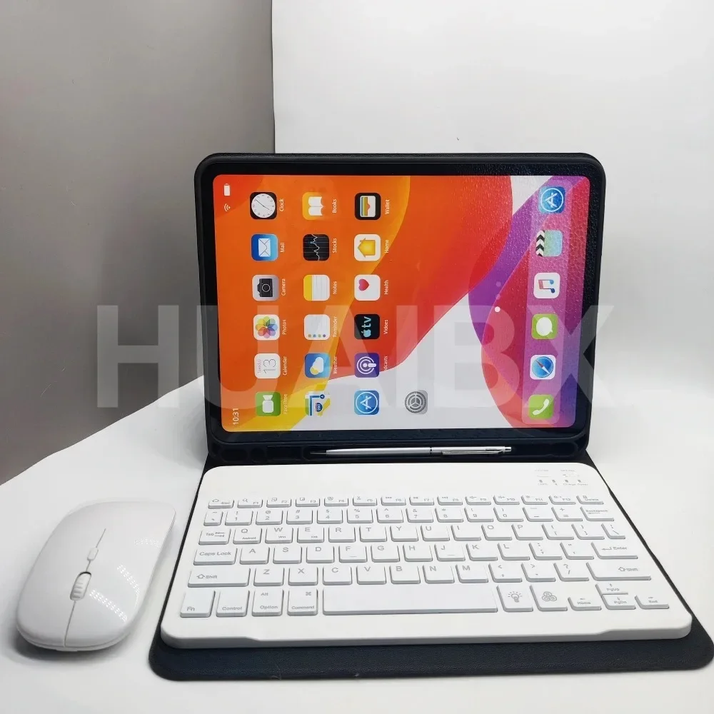 

For iPad Air 4 10.9-inch Air 5 Tablet Case + Detachable Magnetic Backlight Bluetooth Keyboard + Wireless Mouse