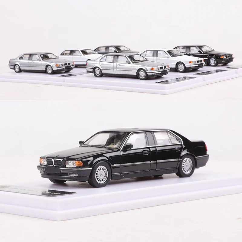 Modèle de voiture en alliage édition limitée, DCM 1:64, E38, série 7, 96-98, 98-01, 4500