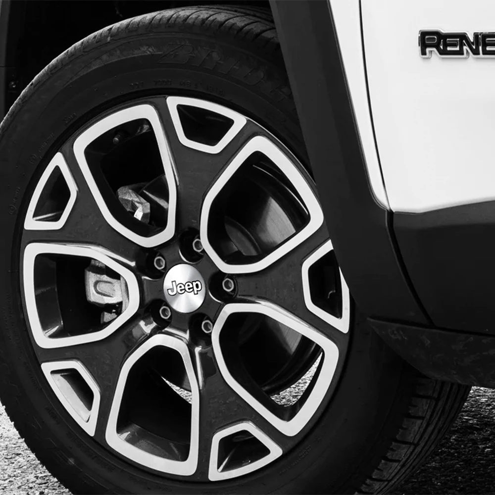 56/60MM Car Wheel Center Hub Caps Badge Tire Rim Covers For Jeep Grand Cherokee Compass Renegade Wrangler Liberty Commander