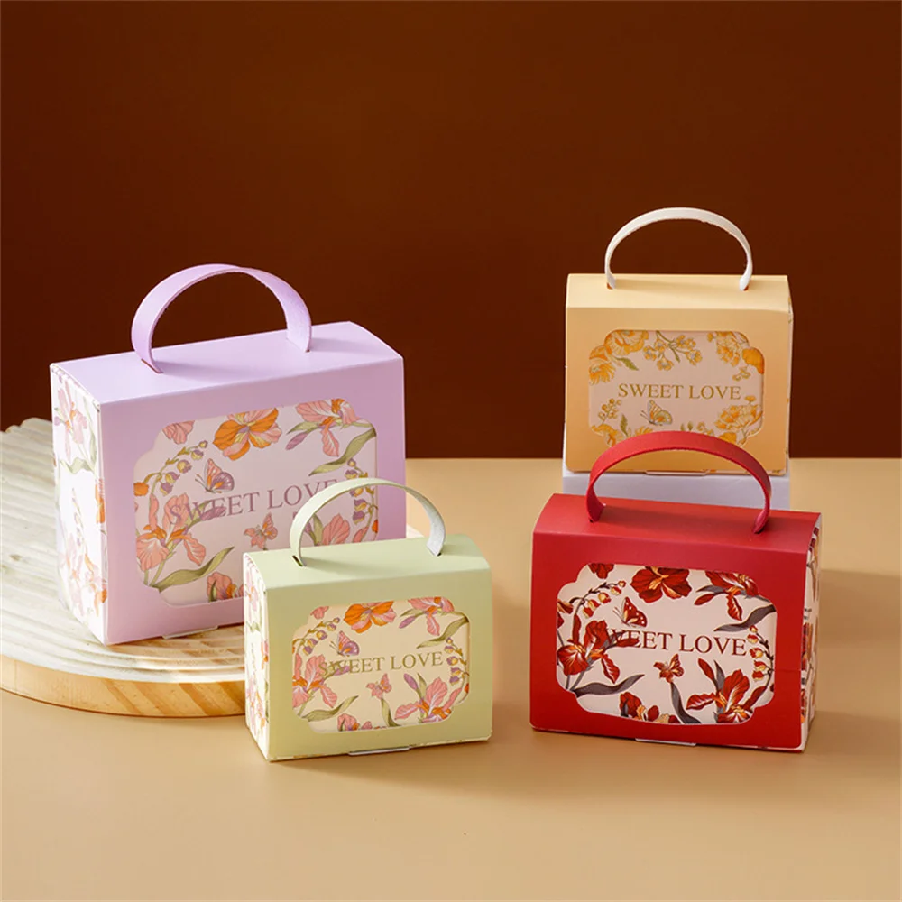 New European Wedding Candy Box Scatole Regalo Portatili Dolci Auguri Happy Wedding Party Decor Chocolate Party Gift Bag Addio Al Nubilato