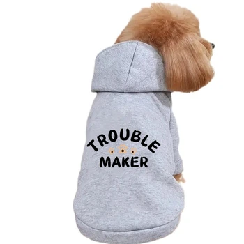 Trouble Maker Dog Hoodie Sweatshirt 1