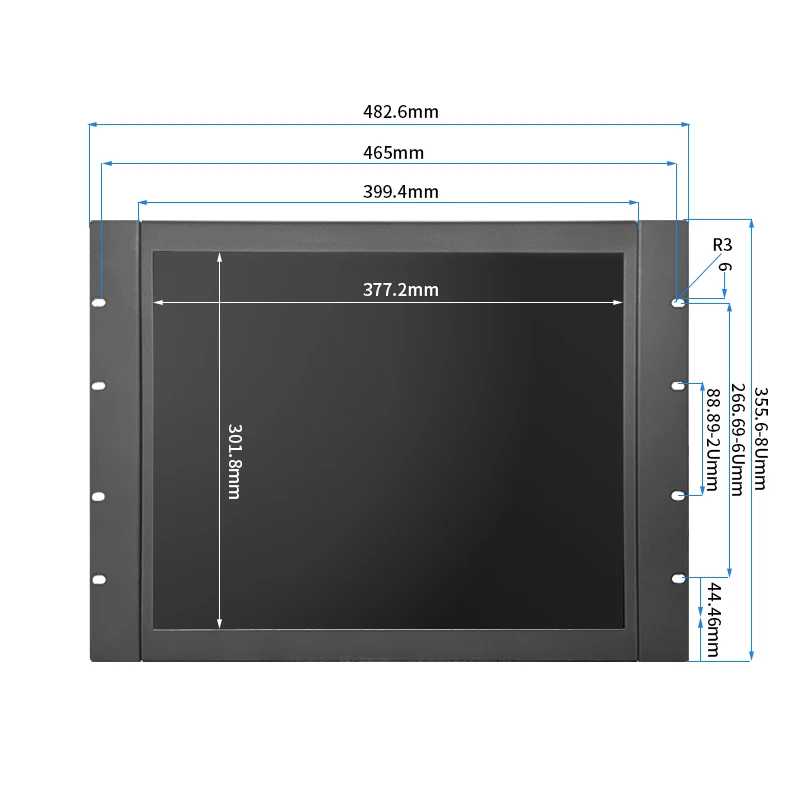 Zhixiada ĳ  ,   LCD ũ ÷ BNC HDMI VGA USB AV ̽ 1280*1024 19 ġ