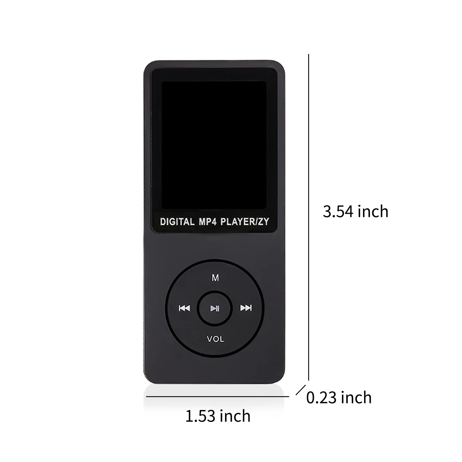 MP3 MP4 Music Player USB Charging Record Digital Display Screen Media Lossless Portable Pocket Sports Running Walking Music Play music player mini media player