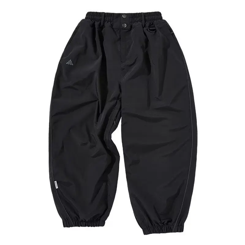 Skiing Pants Men's Women's Single Board Waterproof Loose Fit Wear Resistant Professional Double Board