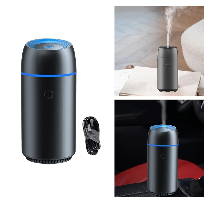 

Car Air Freshener Humidifier USB Portable Diffuser LED Colorful Light