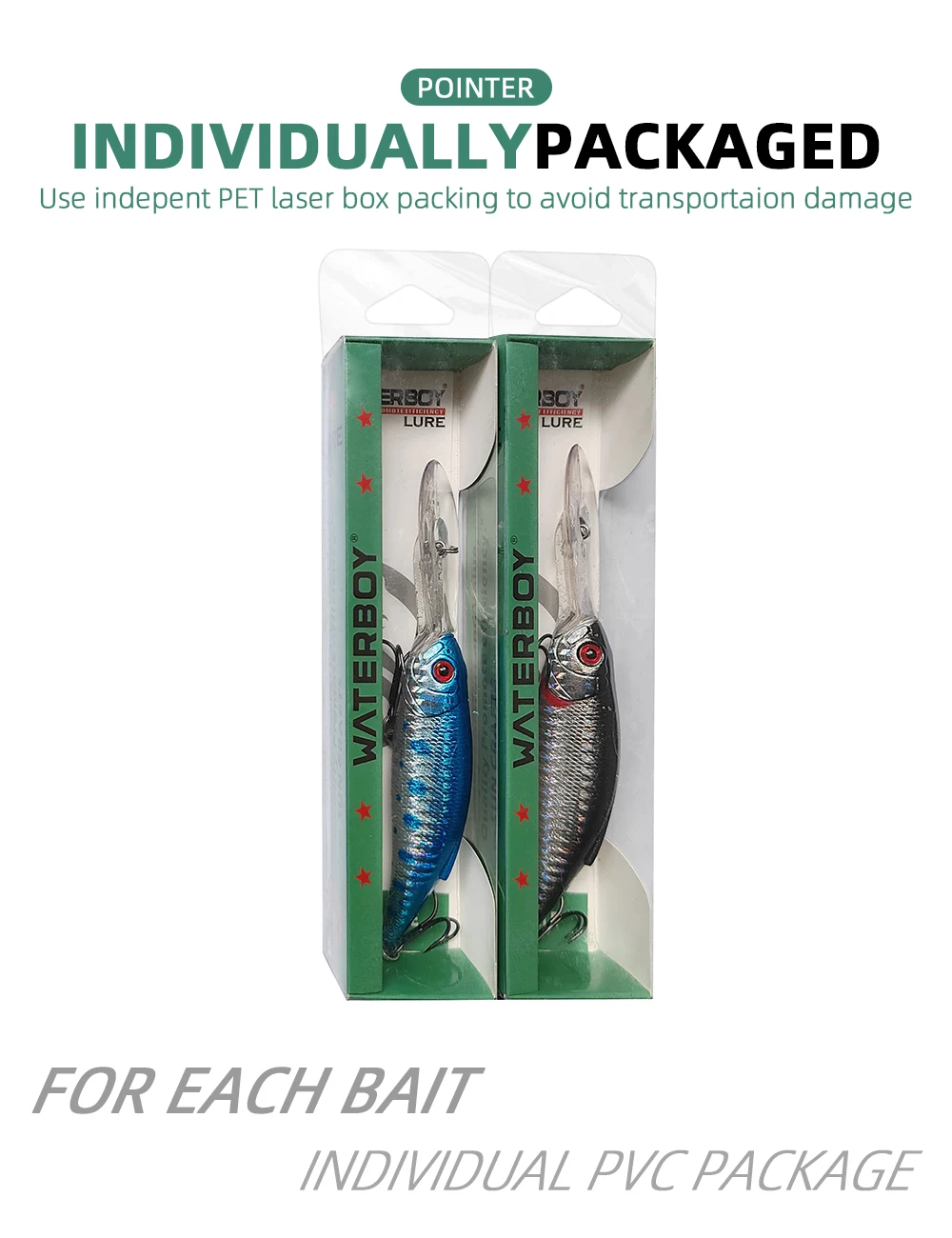 Description Picture 6 of itemWATERBOY 1PCS Minnow Fishing Lure 9cm 17g Topwater Hard Bait Wobbler Bait Crankbait Carp Bass Pesca Fishing Tackle SwimBait