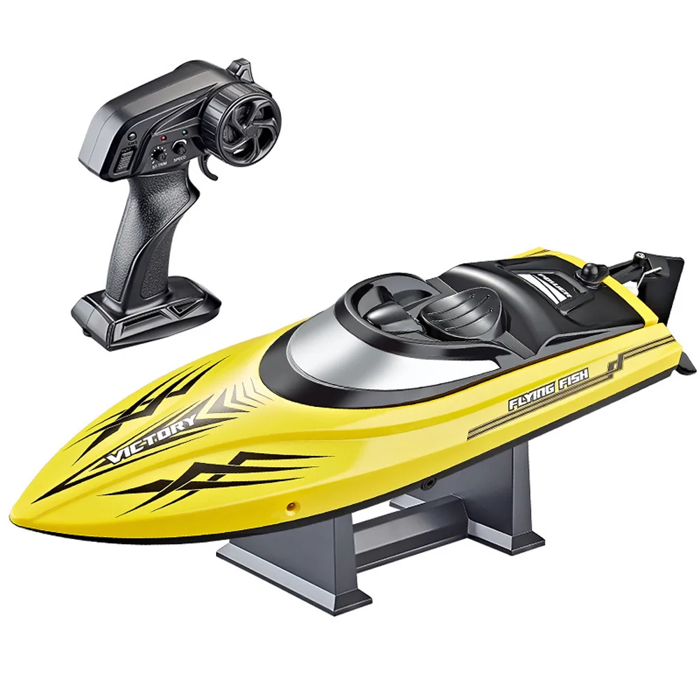 HJ811 2.4G RC 보트, 25 km/h 고속 레이싱 보트, 셀프 팁 기능, 여름 물 장난감, 어린이 선물