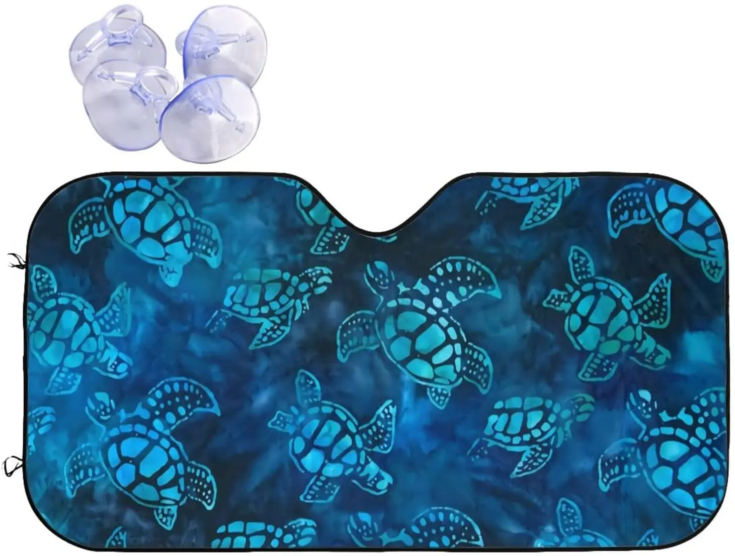 

Car Windshield Sun Shade Foldable Cute Funny Blue Turtle Sun Visor Protector Blocks UV Rays to Keeps Your Vehicle Cool for Most