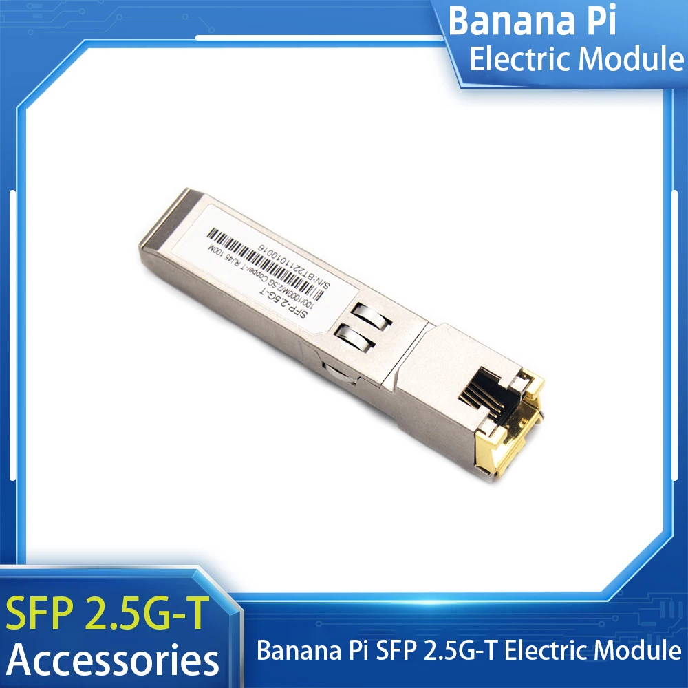 Módulo Elétrico Banana pi Compatível com Bpi-r3 Routing Board Sfp 2.5g-t
