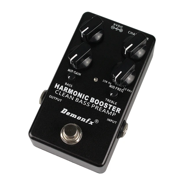 Demonfx New High Quality Harmonic Booster Clean Boost Preamp Bass