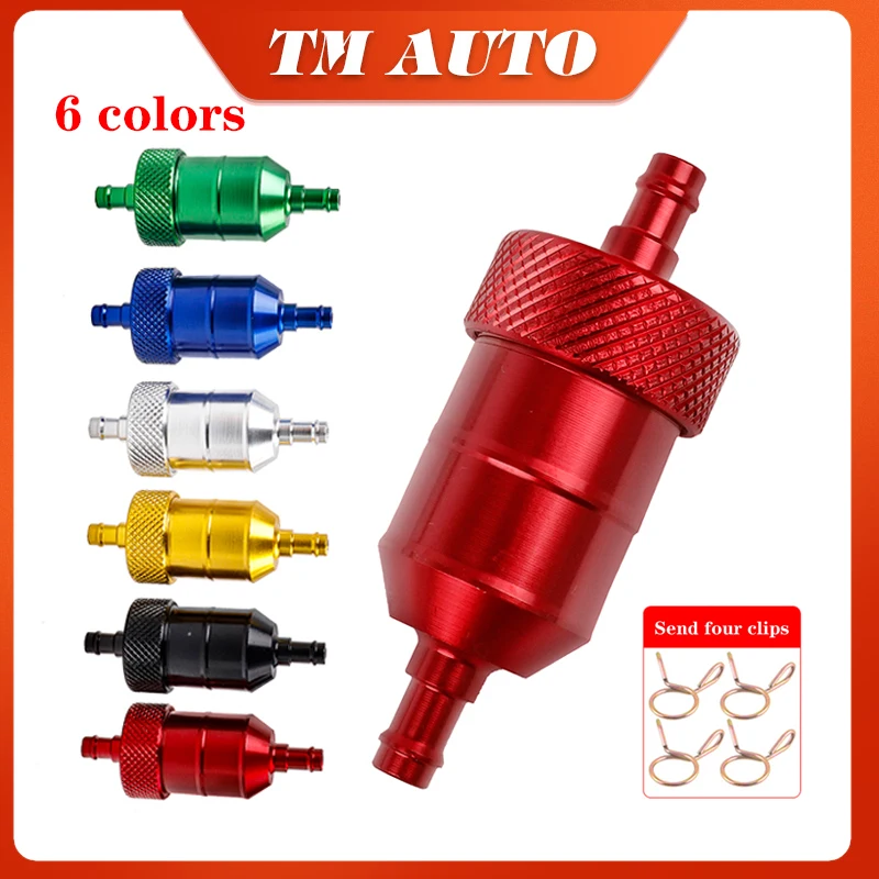 5x universal fuel filter gasoline filter 6-8 mm car car motorcycle scooter