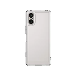 Shockproof Candy Silicone Bumper Phone Case - Durable Protective Cover for Sony Xperia 5 V (Clear)