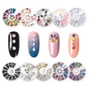 Mixed 3D Nail Art Glitter Rhinestone Irregular Crystal Gems Manicure Decoration Stone In Wheel DIY Accessories Nail Supplies 3