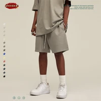 ZODF 2023 Summer Men Heavy Weight 425gsm Cotton Shorts Unisex Women Loose High Street Comfortable Solid Pants Streetwears HY0495 2