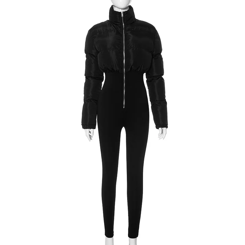Bodycon Long Sleeve Jumpsuits for Women Autumn Winter Fashion