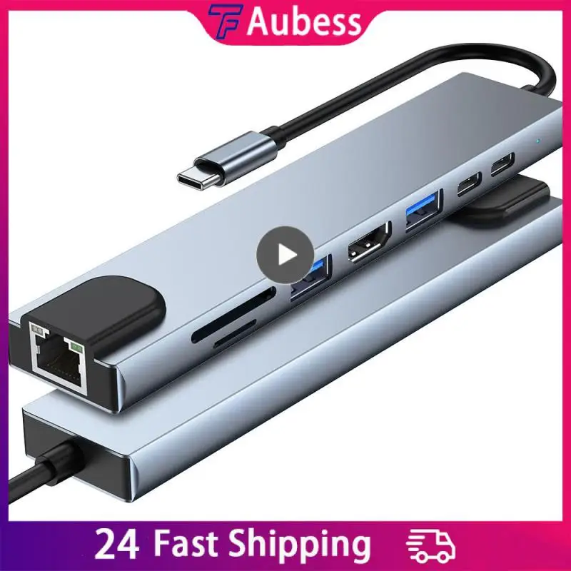C Hub Tipo C Splitter Thunderbolt 3 Docking Station Adattatore Per Laptop Con Per Macbook Air M1 Ipad Rj45
