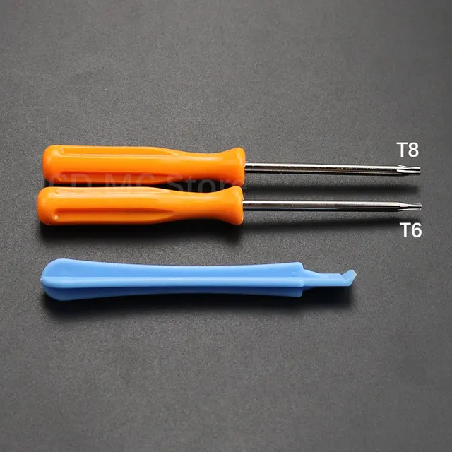 1 Juego de herramientas de juego para Xbox One X S Slim/Elite Gamepad controlador Torx T8H T6 destornillador herramienta de reparación de desmontaje con tornillos