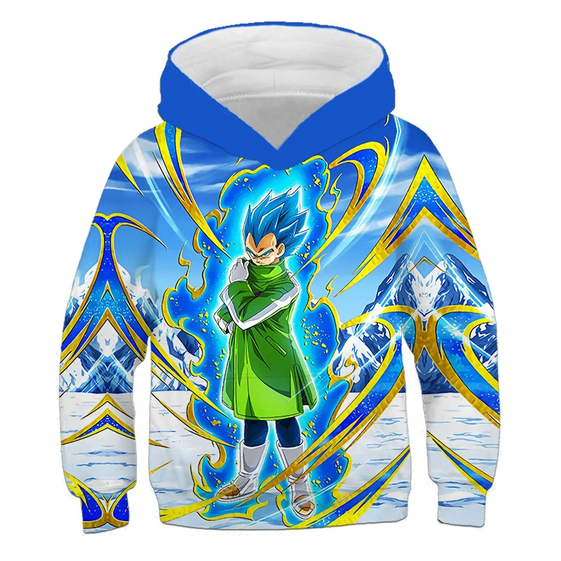 Dragon-Ball Z Kids Goku Sweatshirts Baby Boys Clothes For 2021 Autumn New Children's Clothing Kids Hoodies Vegeta 3D Sweatshirt what is a youth hoodie Hoodies & Sweatshirts