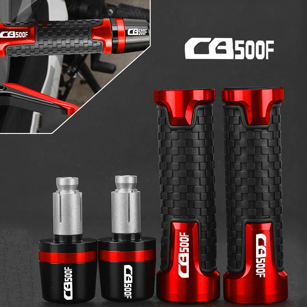 

FOR HONDA CB500F CB500 F CB 500F 2013-2018 2019 2020 2021 2022 Motorcycle 2023 2024 CNC Handle Bar Cap End Plugs Handlebar Grips