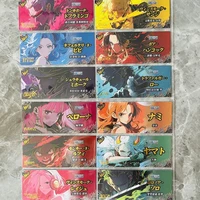 Anime One Piece Zoro Nami Hancock Luffy Yamato Perona Ticket Stubs Series Collectible Cards Christmas Birthday Gifts Toys 1