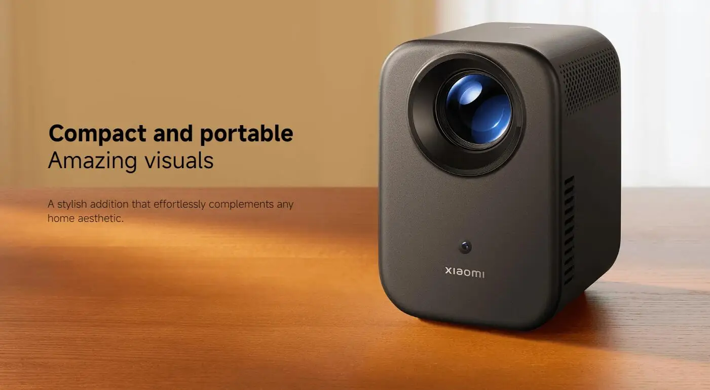 Xiaomi Smart Projektor L1, 200 ISO-Lumen, Google TV, 1080p physische Auflösung, automatische Keystone-Korrektur und Autofokus, Dolby-Audio – Detail 17