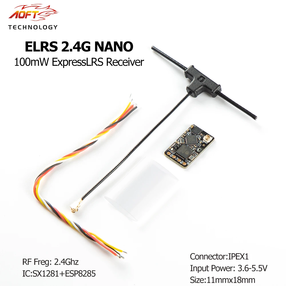 Doppio Supporto Antenna ELRS Standoff Per Drone FPV In TPU - 3D-Aqua UK