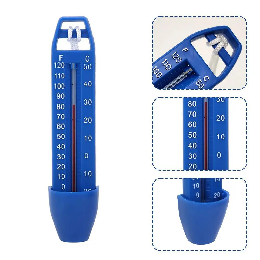 Reservoir Pool Thermometer With Large EZ Read Display Swimming Pool Floating Temperature For Indoor/Outdoor Spa Pond