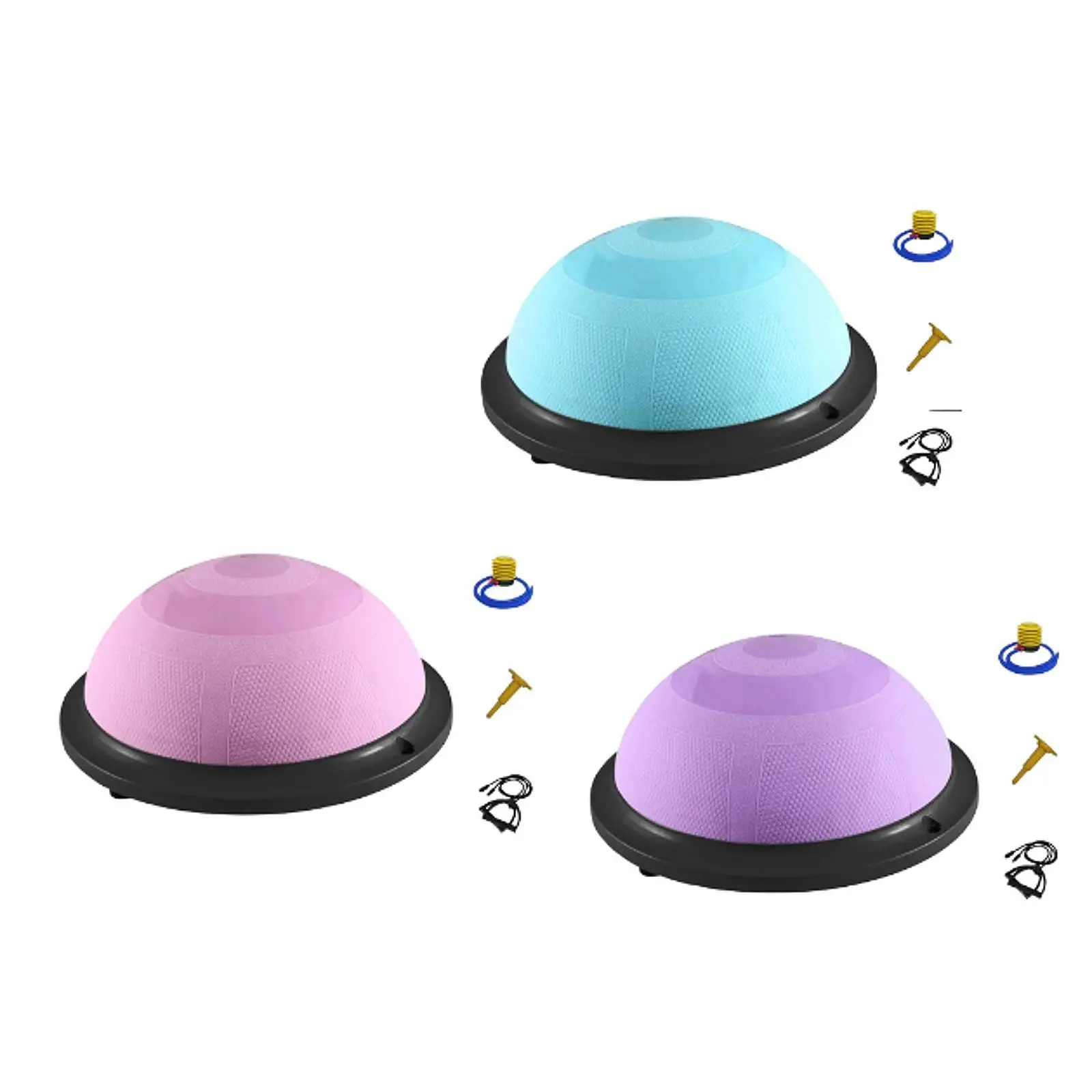 Semicircle Balance Ball Non Slip Balance Training Half Yoga Ball Exercise for Gymnastic Full Body Workouts Gym Sports Home