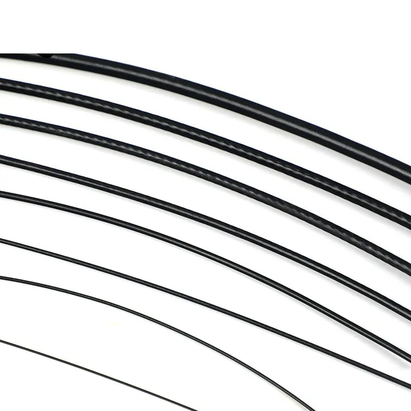 10Meters 0.8/1/1.2/1.5/2/2.5/3/4/5/6/8mm Flexible Soft Black PVC Coated 304 Stainless Steel Wire Rope Cable for Gym Machine gym accessories fitness cable pulley fitness pulley cable fitness pulley gym workout rope