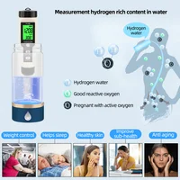 Yieryi Hydrogen Water Tester Monitor 4 in 1 H2 PH ORP TEMP Meter Reactive Oxygen Analyzer ATC 0-2400PPb for Aquariums Pools Spa 2