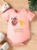 HAKUNA MATATA Cartoon The Lion King Printed Baby Clothes Onesies Funny Infant Bodysuit Short Sleeve Jumpsuit Outfits 4