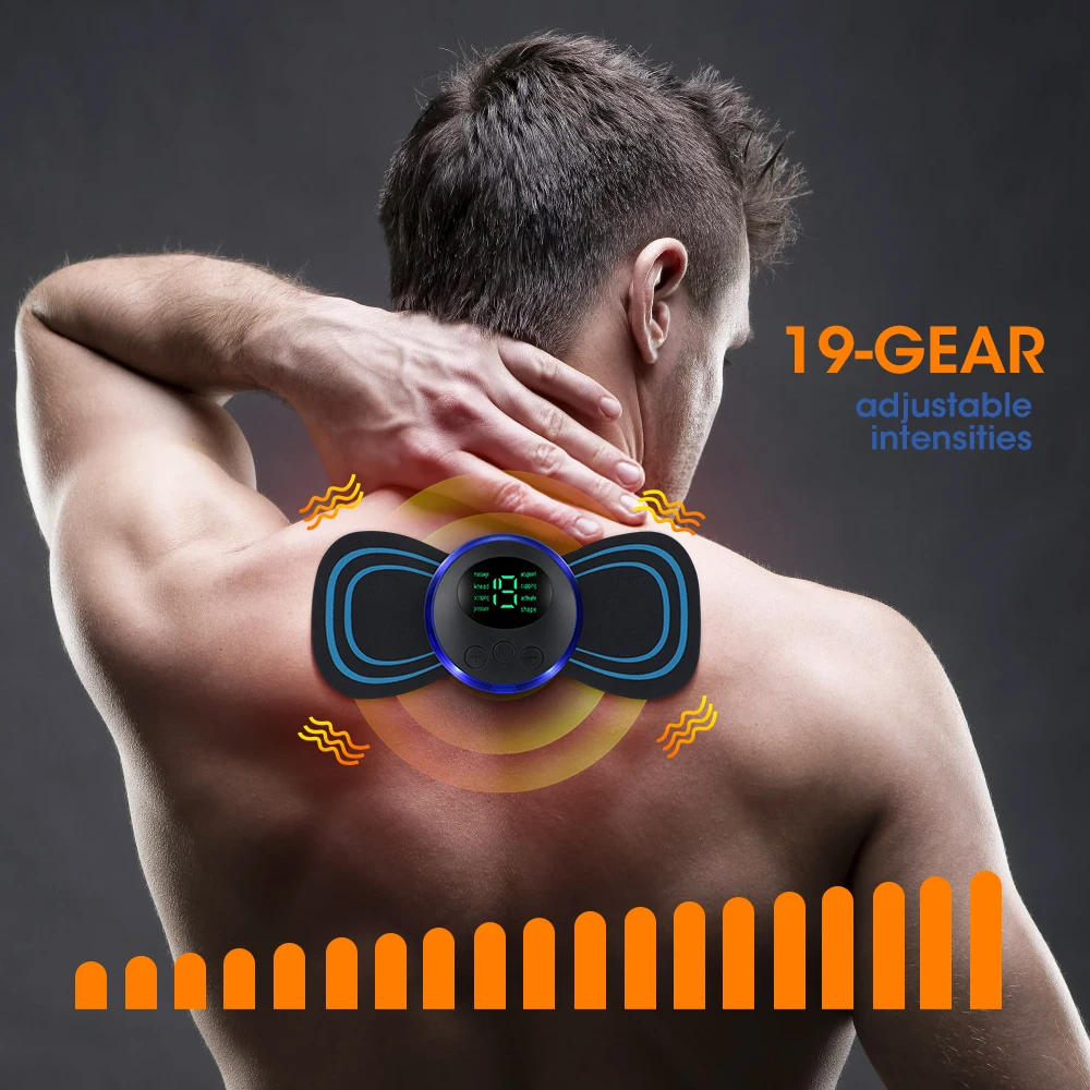 Portable Rechargeable Electric Neck Massager for Muscle Relax