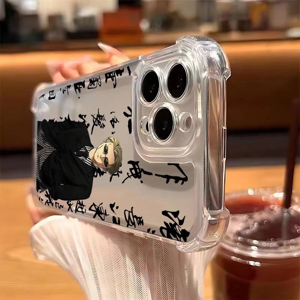Sleek Black Gojo Fashion Jujutsu Kaisen Phone Case