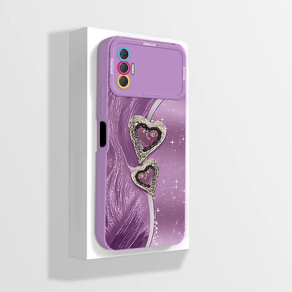 Artistic Liquid Silicone Soft Shockproof Phone Case Cover