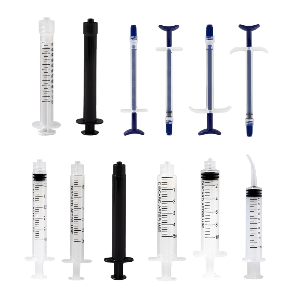 Dental Syringe Dentist Delivery Syringe Plastic Irrigation Syringe