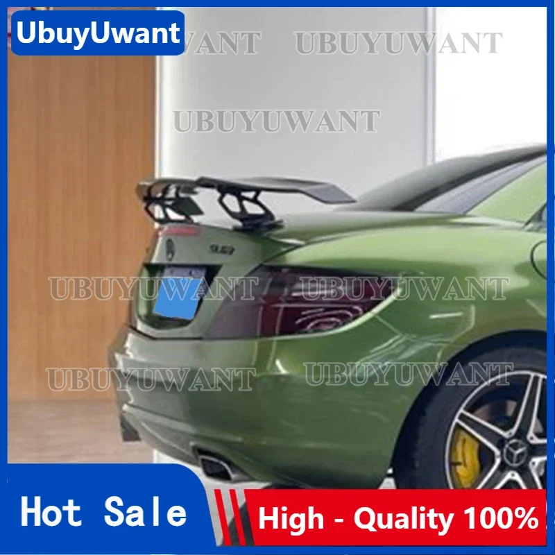 

Для Benz R172 SLK Class Convertible 2 Door 2005- 2014, высококачественный задний спойлер из углеродного волокна