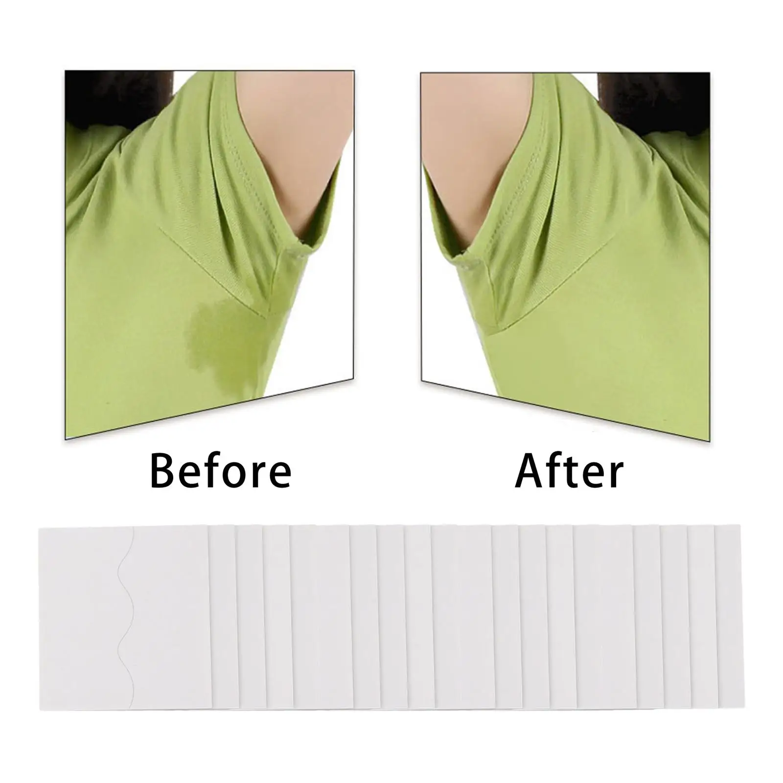 

20 шт., одноразовые подмышечные прокладки от пота