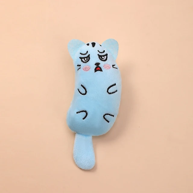 Hot-selling cartoon cat puppy toys bite-resistant puppy plush material teeth grinding cleaning interactive pet toys 5