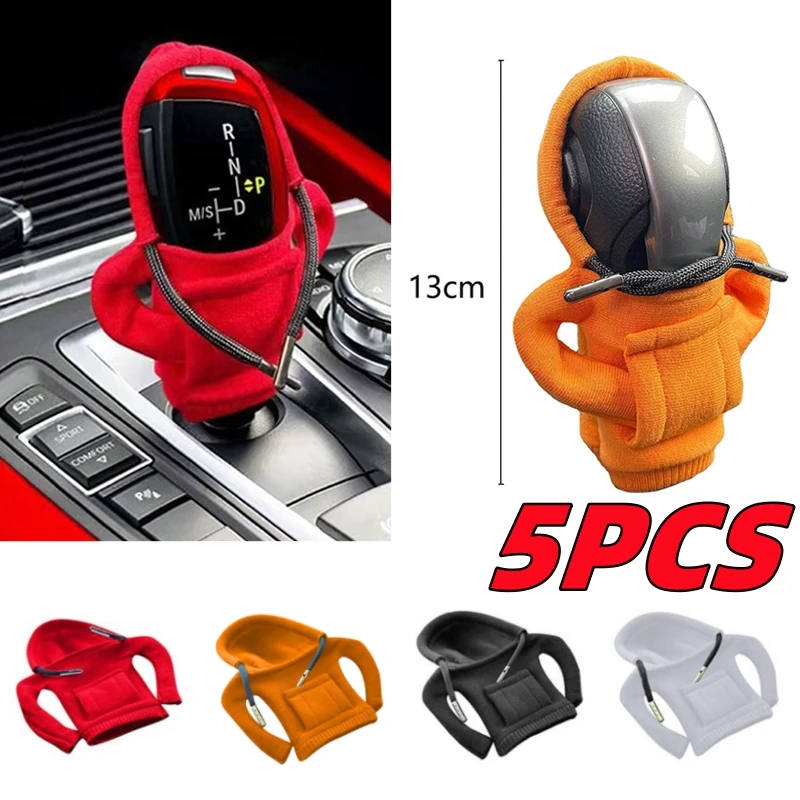 5PCSHoodieManualHandleGearLeverCoverGearLeverCoverGearLever