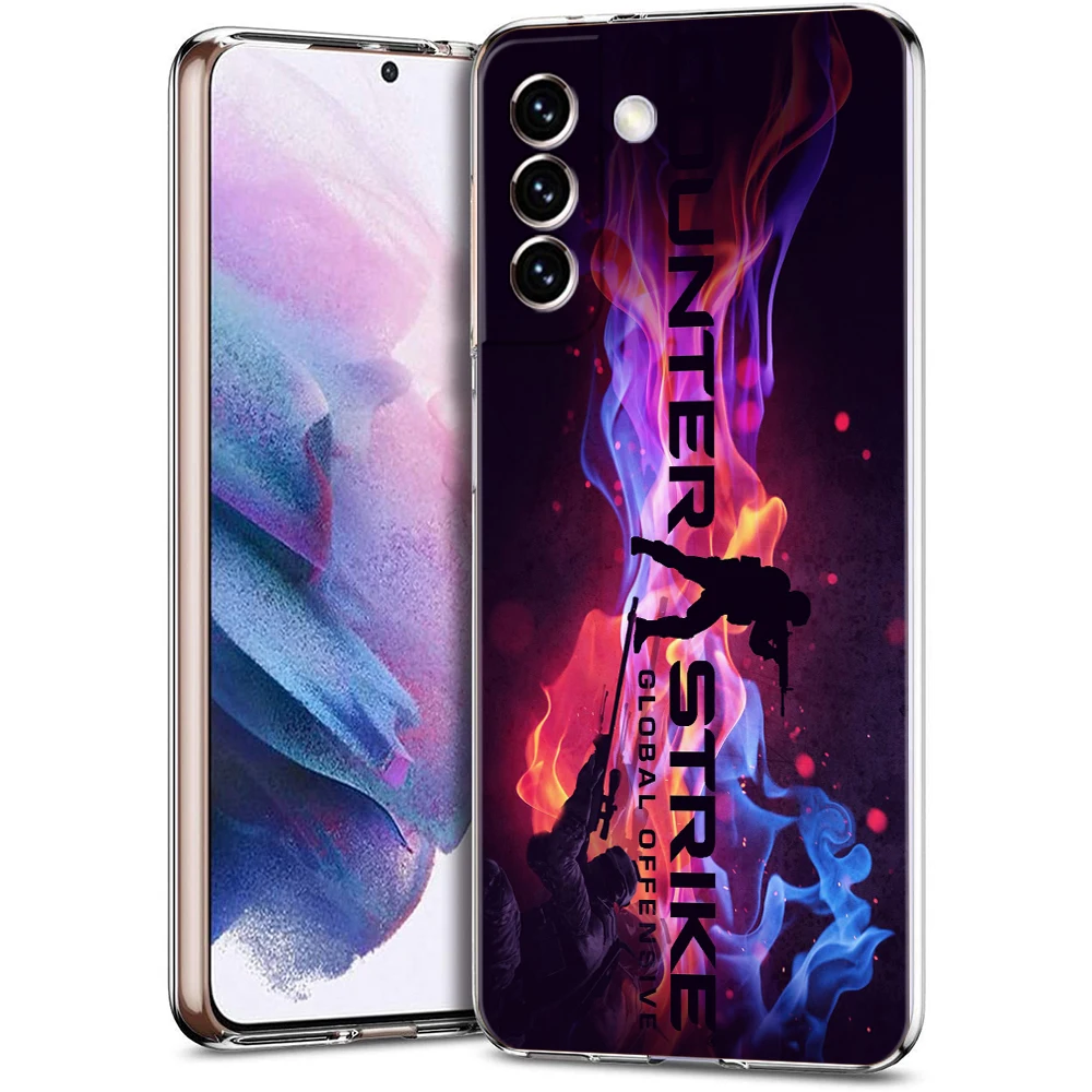 CS:GO Logo Transparent Shockproof Phone Case - Ultimate Protection with Style