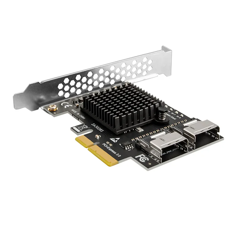 

PCIe to SFF-8087 SATA3.0 expansion card Mini SAS/SATA hard drive adapter card 8-port
