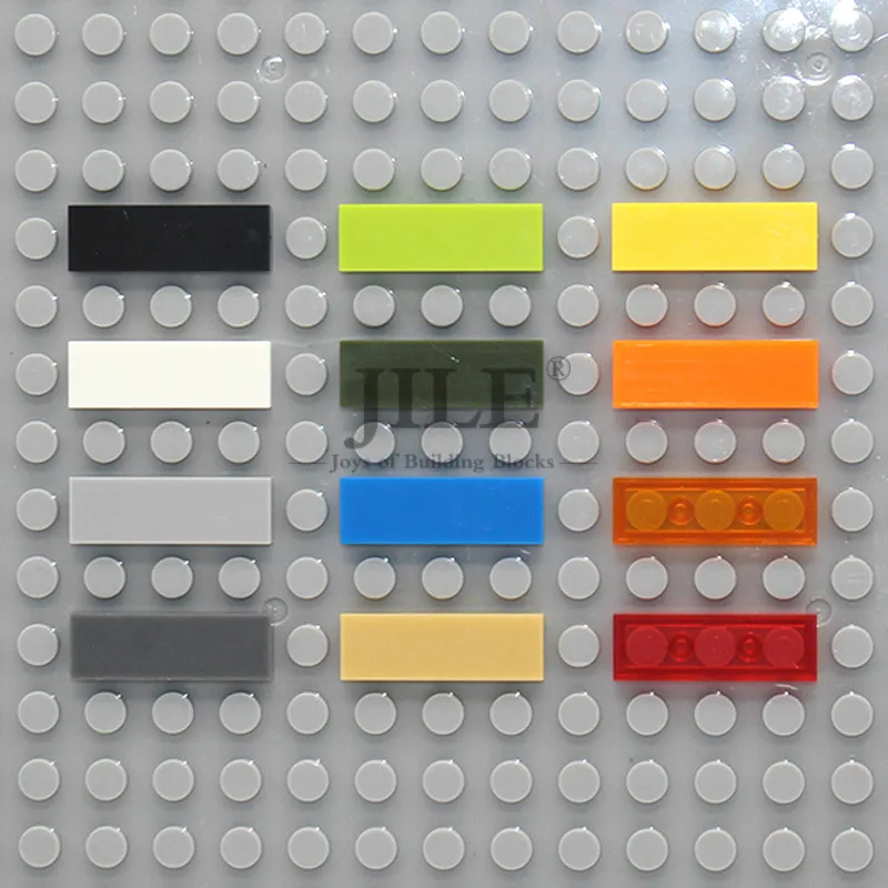 50pcs Moc 크리 에이 티브 타일 1x3 태블릿 63864 DIY 클래식 빌딩 벽돌 블록 세트 교육 장난감 액세서리와 호환 가능